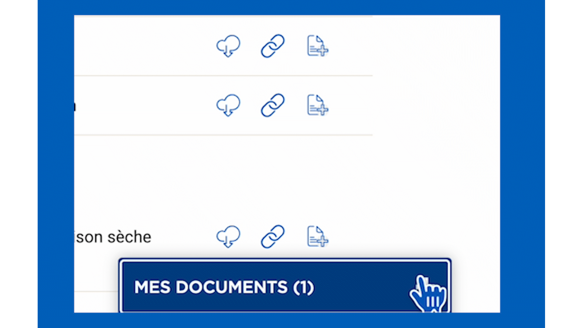 Selecting documents using the Submittal Tool