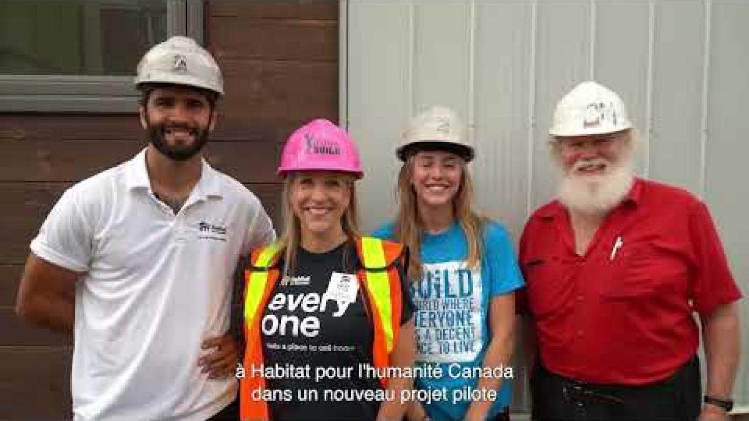 Housing Pilot Project with Habitat for Humanity Canada in French | CertainTeed