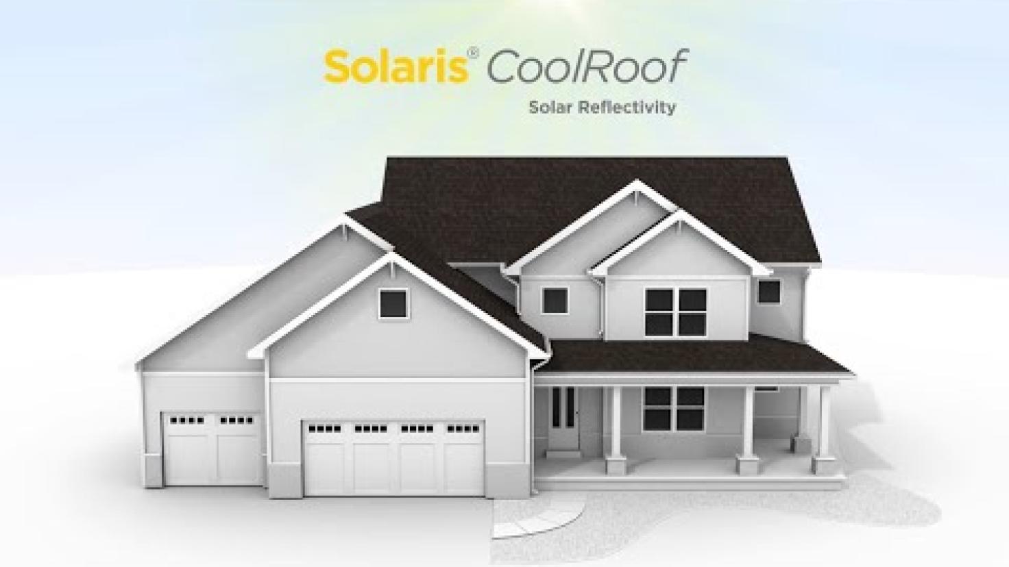 CertainTeed Solaris® Cool Roof for Solar Reflectivity